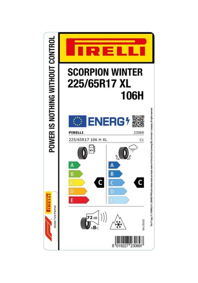 Pirelli 225/65 R17 106H Xl Scorpion Winter Kış Lastiği 2025