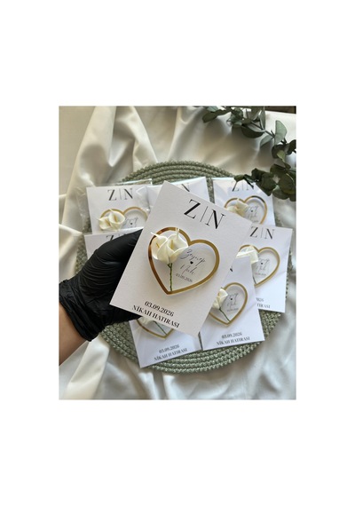 Gala Çiçek Magnet, Söz Kına Düğün Nişan Hediyelik 10adet - 904710529 Diğer