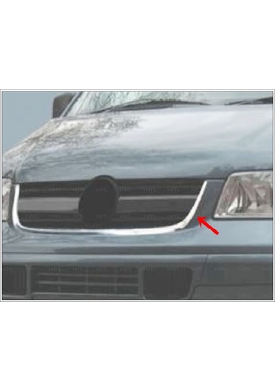 Vw T5 Transporter Krom Ön Panjur Çerçevesi 2003-2010 P.Çelik