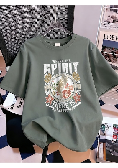 Noıssey Urban Pop Graphic Kadın Tişört Koleksiyonukod 5151 Füme