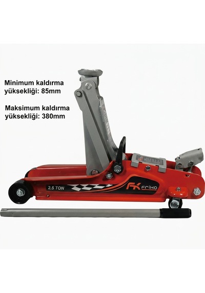 Friko 2.5 Ton Düşük Profil Hidrolik Kriko 3 Ton Sehpa Set