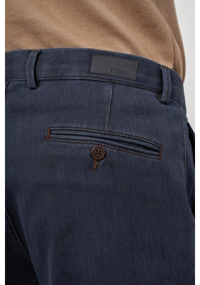 İmza Koyu Lacivert Pamuklu Yandan Cepli Casual Comfort Fit Chino Pantolon 1003245154 Koyu Lacivert