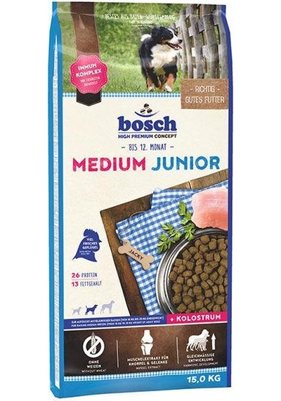 Bosch Medium Junior Yavru Köpekler İçin Kuru Mama 15 Kg