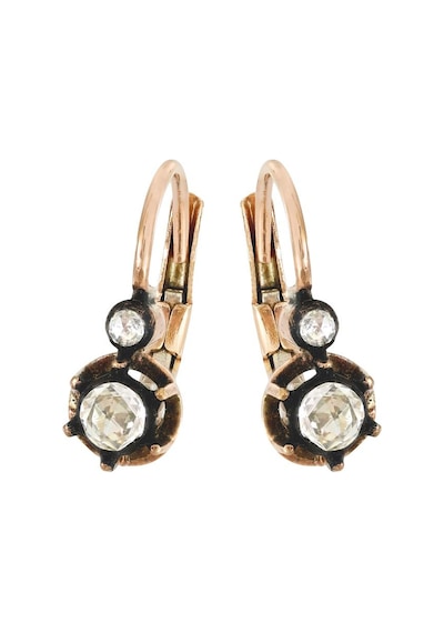 0,71 Ct Pırlantalı Elmas Küpe