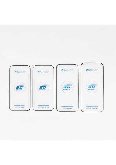 Özel Seri Ekran Koruma Cep Telefonu Mobil Aksesuar 3 D Curved İphone 17 Uyumlu Temperli Kavisli Cam