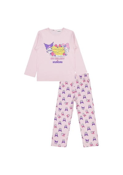 Kuromi 10-13 Yaş Pijama Takımı - Pembe 22330205725W3