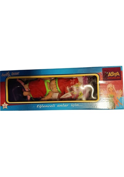 Asya Oyuncak Sandy Bebekli Ütü Seti Smk-003-kırmızı Yeşil