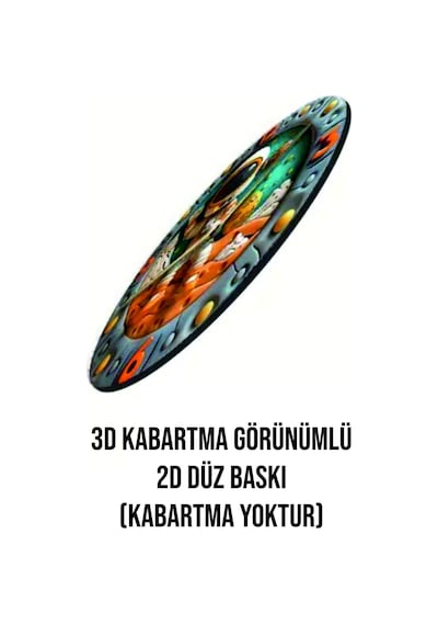 Fren Disk Araba Tamirci Renkli Baskı Desenli Sayılı Hediyelik Ahşap Sessiz Tablo Duvar Saati 114 Renkli