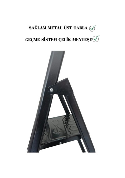 Zigana Merdiven Hardy 5+1 Basamaklı Özel Tasarım Hafif Me