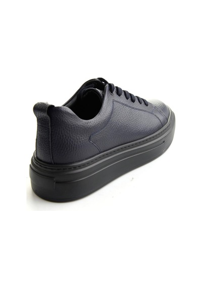 Bambi Lacivert Floter Hakiki Deri Erkek Sneaker E01089009540