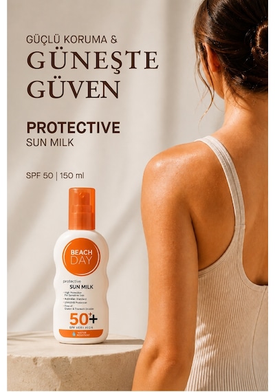 Beach Day Sun Milk Spf 50+ 150 ML