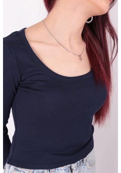 Busem W0011619 Kadın Bluz Lacivert