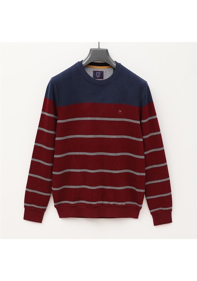 Dio Rise Erkek Uzun Kol İnce Sweatshirt - Czt-109 - Kırmızı Kırmızı