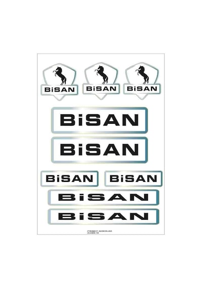 Bisan Bisiklet Sticker Seti 02 Diğer