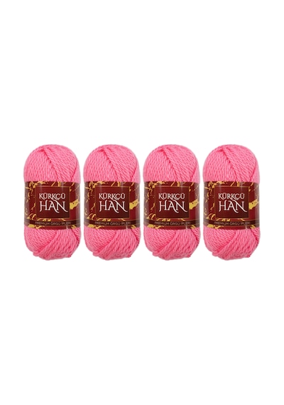 Kürkçü Han Boni %100 Akrilik Örgü İpi 35g 59m 4 Lü Paket Kiraz Pe