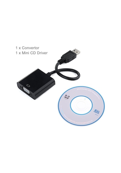 Usb 3.0 To Vga Görüntü Aktarıcı Çevirici Adaptör Usb To Vga