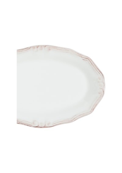 Mudo Home Ekru Kayık Tabak 20cm