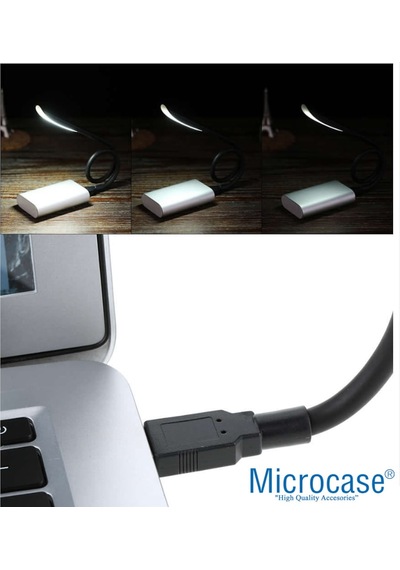 Dokunmatik Esnek Usb Pc Notebook Led Lamb Aydınlatma Al2487 Siyah