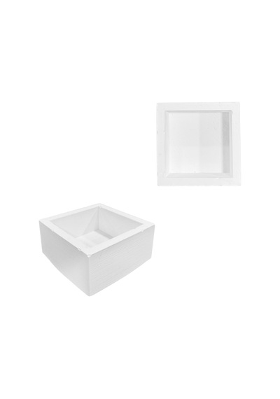 Tahtakale Toptancı Silikon 3d Kare Taş Tozu Saksı Ve Mumluk Kalıbı