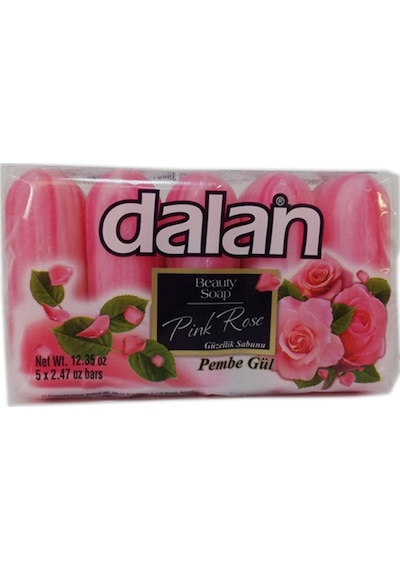 Dalan Beauty Pembe Gül Sabunu 70 G x 5