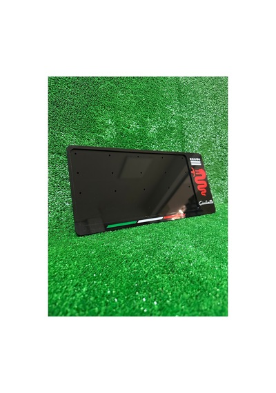 Alfa Romeo Giulietta Özel Ölçülü Full Pleksi Plakalık Kırmızı Beyaz Logolu - 744604489
