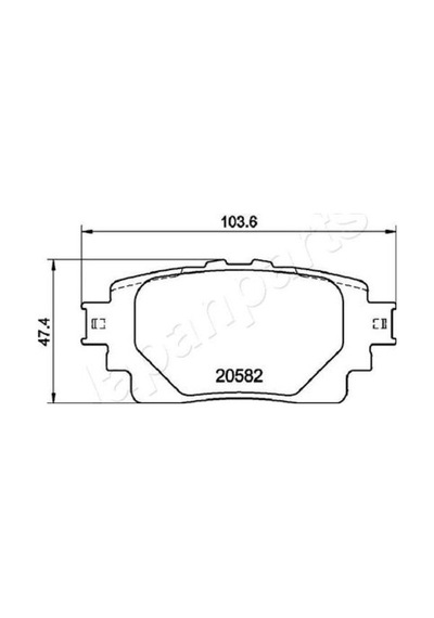 Japan Parts Pp264af Toyota Rav 4 2.5 Hibrit Axah52 18 Arka Fren Balatası