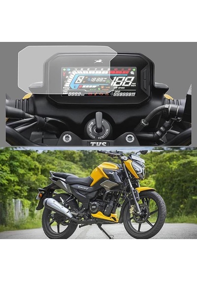 Tvs Raider 125 Mat Ekran Koruyucu Dijital Gösterge Km Ekranı ' Sadece Ekran Koruyucu