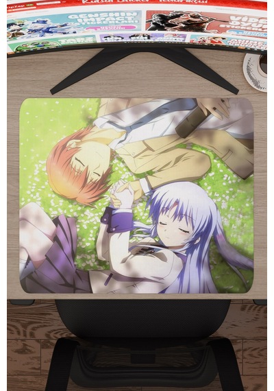 Angel Beat S Anime V5 - 48x40 Xl Gaming Kauçuk Kaymaz Taban Mouse Pad Fare Altlığı