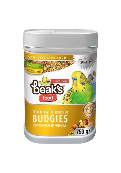 Beaks Meyveli Muhabbet Kuş Yemi 750 Gr