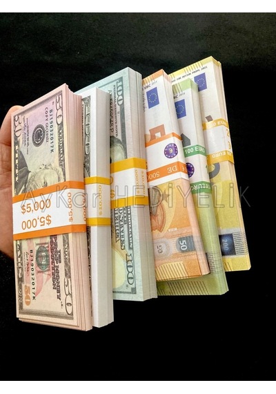 Aykar 6 Deste Geçersiz 50-100-200 Euro 50-100-100 Dolar Dizi Film Vi...