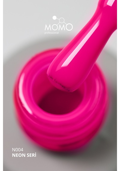 Momo Professional Kalıcı Oje N004 Neon Fuşya Pembe 14 ML