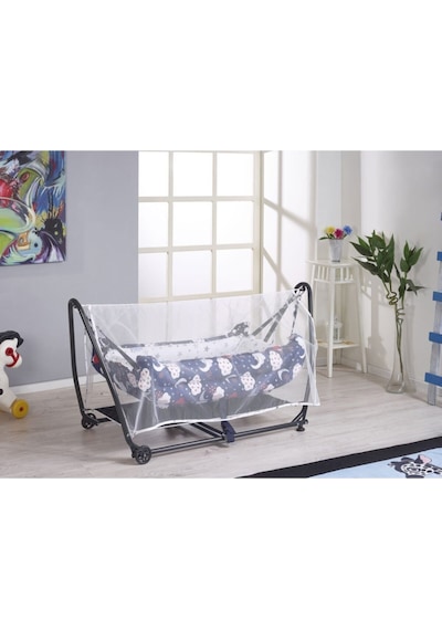 Rumiki Lüks Kolay Kurulumlu Pratik Sallanır Bebek Hamak Beşik