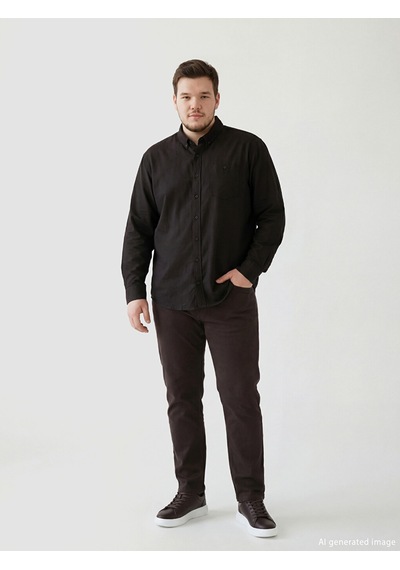 Lcwaıkıkı Classic Kahverengi Regular Fit Erkek Gömlek