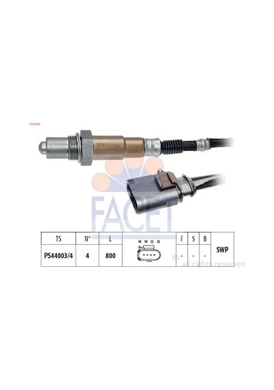 Vw Polo 6 Oksijen Sensoru 1.6 Tdi 2017-2019 Dgtc Facet 108199