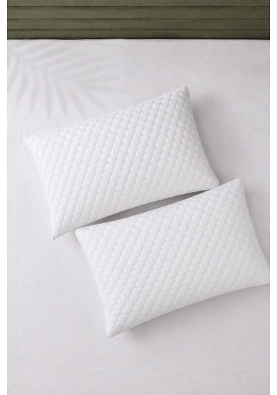 Oversize Therapy %100 Visco Ortopedik Visko Yastık 50x70x20 - Baş Boyun Desteği 1 Adet Beyaz