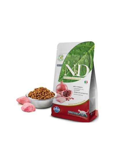 N&D Tahılsız Tavuklu ve Narlı Yetişkin Kedi Maması 5 KG