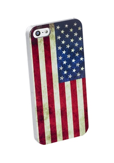 Apple Uyumlu iPhone Cellular Line Se 5s 5 İle Swarovski Usa Desenli Kılıf Swkusa5