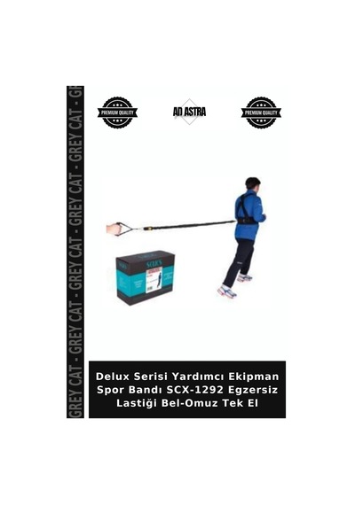 Delux Serisi Yardımcı Ekipman Spor Bandı Scx-1292 Egzersiz Lastiği Bel-omuz Tek El Çok Renkli