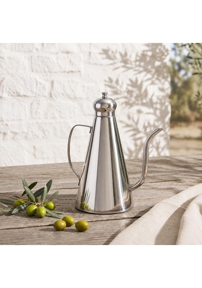 Paslanmaz Çelik Yağdanlık 650 Ml Damlatmaz Akıtmaz Kontrollü Yağdanlık