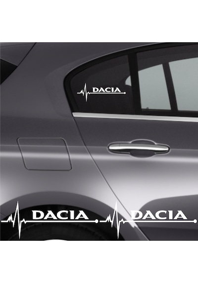 Dacia İçin Uyumlu Aksesuar Oto Ritim Sticker 2 Adet 20 9 Cm