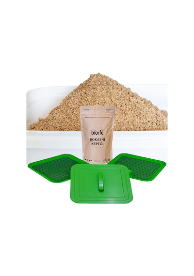 Biorfe Bokashi Kepekli Kompost Set 18 L - 18Sgb Yeşil Biorfe Bokashi Kepekli Kompost Set 18 L - 18Sgb Yeşil
