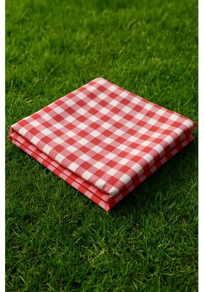 Lexroo 5li Piknik Seti, Piknik Masa Örtüsü 145x145cm Ve 4 Piknik Peçetesi 36x36cm Çok Renkli
