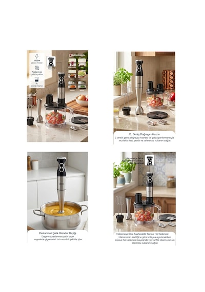 Multi Blender Seti 2lt Hazneli Shb-7532 5286