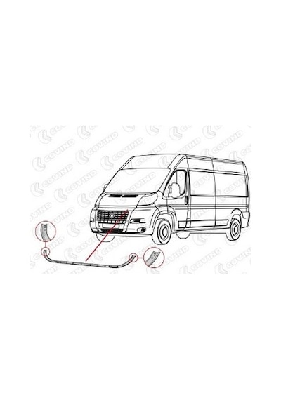 Fıat Ducato 14/24 Ön Tampon Üst Bağlantı Sacı - Tampon