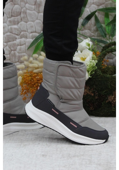 U.s. Polo Assn. Vocal 3pr Anatomik Orijinal Ürün Water Resıstant Kadın Outdoor Bot Gri - Pembe