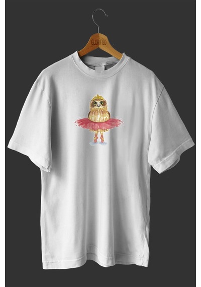Noıssey -wed Aslan Kafası Tasarım Baskılı Oversize T-shirt Tişört Beyaz