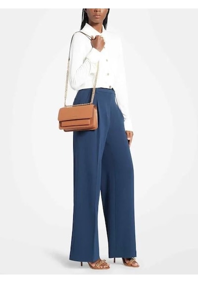 Michael Kors 30t4gc7l3t Claire Shoulder Bag Kahverengi