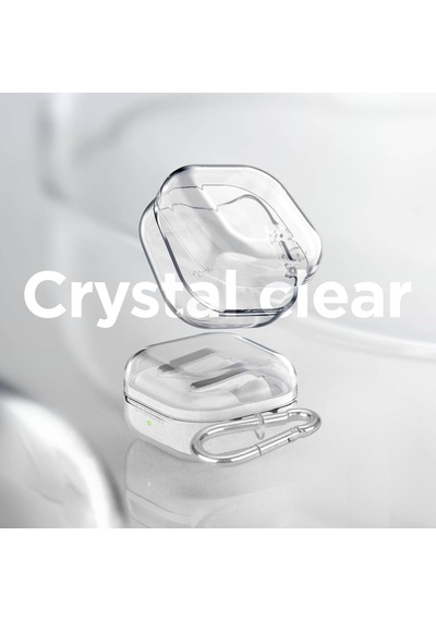 Caseonn Samsung Galaxy Buds 4 Pro Kılıf V2 Askı Aparatlı Transparan Silikon Şeffaf