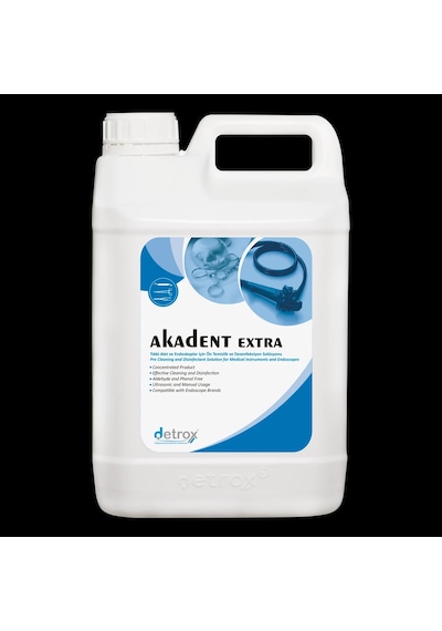 Konsantre Akadent Extra Mavi, 5 Litre, Alet Ön Temizlik Ve