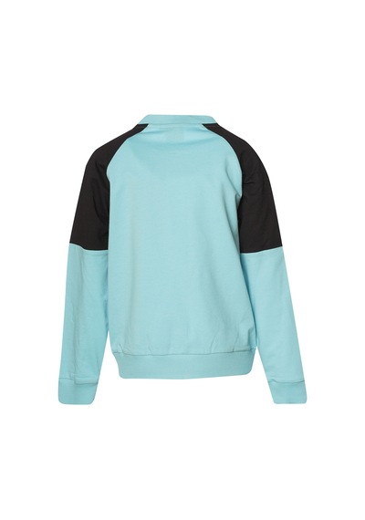 Hummel Akpom Çocuk Fermuarlı Sweatshırt 922350-7443 Mavi